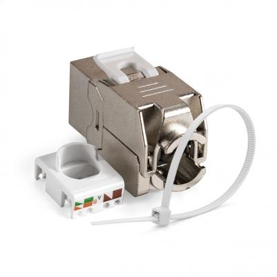 EX297267RUS Модуль-вставка Keystone Jack RJ-45 KJ-8P8C-SH-C6A-180-TL ) – фото 1