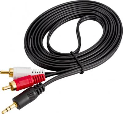 Кабель 2RCA - Jack 3.5, 2м Black (EX225927RUS) – фото 6