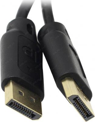 Кабель DisplayPort-DisplayPort поворотный v1.2 4K, экранированный, 1.8м, черный – фото 4