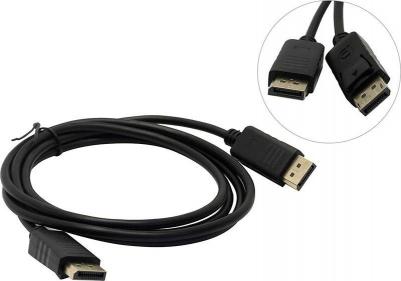 Кабель DisplayPort-DisplayPort поворотный v1.2 4K, экранированный, 1.8м, черный – фото 6