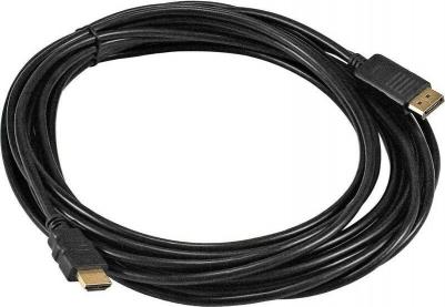 Кабель DisplayPort-HDMI, экранированный, 10 м, черный EX-CC-DP-HDMI-10.0
