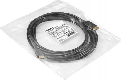 Кабель DisplayPort-HDMI, экранированный, 10 м, черный EX-CC-DP-HDMI-10.0 – фото 1
