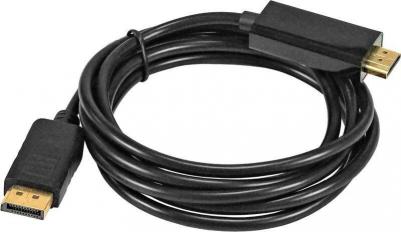 Кабель DisplayPort-HDMI, экранированный, 2 м, черный EX-CC-DP-HDMI-2.0