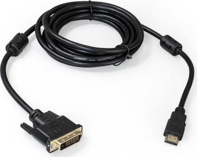 Кабель HDMI(19M)-DVI(25M), 2м, черный (EX284906RUS) – фото 3