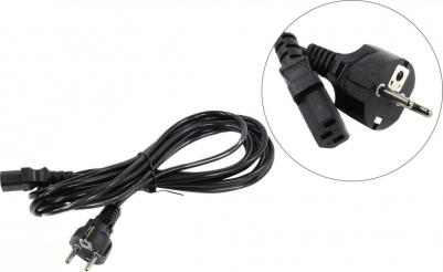 Кабель питания IEC-320-C13-Schuko (M), 6A, 5м, черный