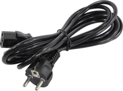 Кабель питания Power PC-3P VDE-250V-3*0.75mm2, медь, черный, 3м – фото 1