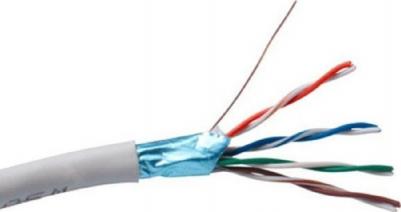 Кабель витая пара FUTP4-C5e-CCA-S24-IN-PVC-GY-305 5e 305 м – фото 1