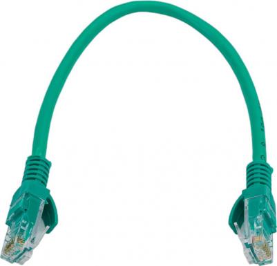 Кабель витая пара UTP-RJ45-RJ45-5e-0,3M-GN 5e 0,3 м – фото 2