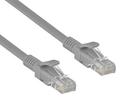Кабель витая пара UTP-RJ45-RJ45-C6-CU-3M-GY 6 3 м – фото 1