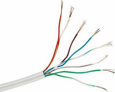 Кабель витая пара UTP4-C5E-CCA-P24-IN-PVC-GY-305 5e 305 м