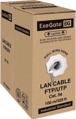 Кабель витая пара UTP4-C5e-CCA-S24-IN-PVC-GY-100 5e 100 м – фото 2