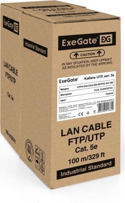 Кабель витая пара UTP4-C5e-CCA-S24-IN-PVC-GY-100 5e 100 м – фото 5