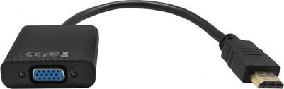 Адаптер HDMI-VGA, M-F 0,15м Black (A-HDMI-VGA-03) – фото 1