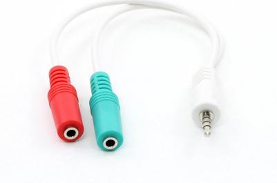 Аксессуар 3.5 Jack M - 2x3.5 Jack F White CCA-417W – фото 10