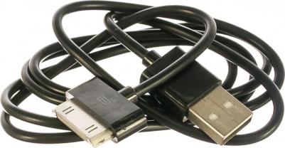 Аксессуар Кабель USB для iPhone / iPod / iPad 1m CC-USB-AP1MB Black – фото 1