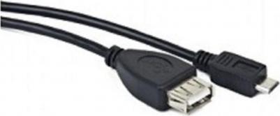 Кабель A-OTG-AFBM-001, micro USB на USB-A, 6 см