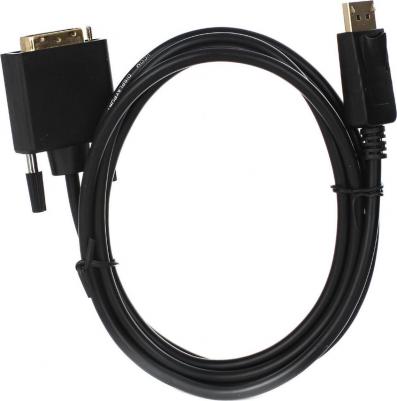 Кабель DisplayPort-DVI 3м экранированный черный CC-DPM-DVIM-3M – фото 6