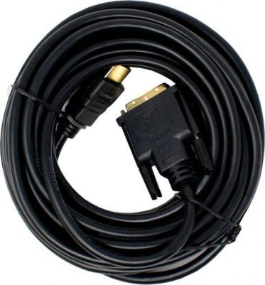 Кабель HDMI-DVI, 3.0м, 19M 19M, single link, черный, позол.разъемы, экран CC-HDMI-DVI-10 – фото 8