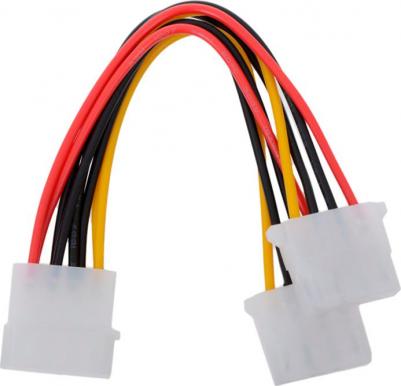 Кабель Molex-2xMolex, M-M 0,15м Black (CC-PSU-1) – фото 3