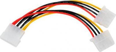 Кабель Molex-2xMolex, M-M 0,15м Black (CC-PSU-1) – фото 5