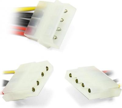 Кабель Molex-2xMolex, M-M 0,15м Black (CC-PSU-1) – фото 6