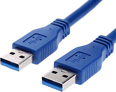 Кабель соединительный USB 3.0 AM-AM 1.0м экранированный синий CCP-USB3-AMAM-1M – фото 5