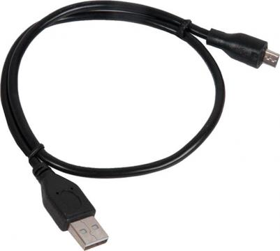 Кабель USB 2,0 Pro AM/microBM 5P, 0,5м, экран, черный, пакет CCP-mUSB2-AMBM-0,5M – фото 9