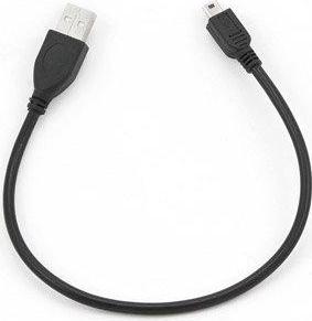 Кабель USB 2.0 miniUSB CCP-USB2-AM5P-1 круглый черный – фото 6