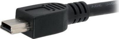 Кабель USB 2.0 miniUSB CCP-USB2-AM5P-1 круглый черный – фото 7