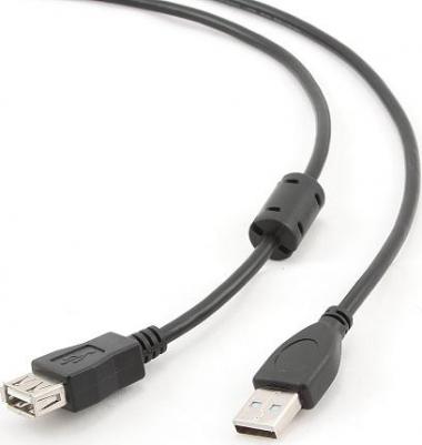 Кабель USB A-USB A, M-F 1,8м Black (CCF-USB2-AMAF-6) – фото 3