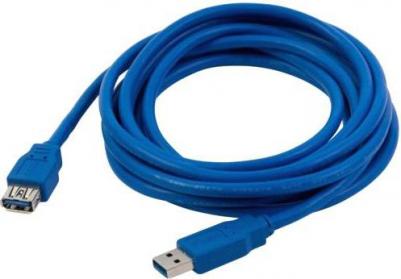 Кабель USB A-USB A, M-F 3м Blue (CCP-USB3.0-AMAF-10) – фото 11