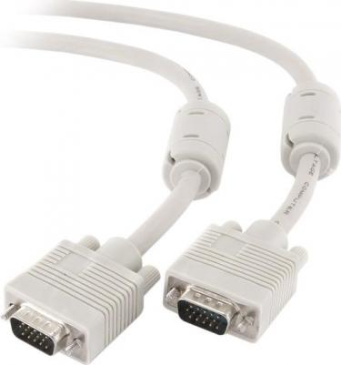 Кабель VGA 1.8м Premium ферритовые кольца тройное экранирование черный CC-PPVGA-6B – фото 3