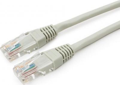 Патч-корд UTP 5E категории 5м серый CCA PVC – фото 8