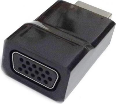 Переходник HDMI-VGA, M-F Black (A-HDMI-VGA-001) – фото 6