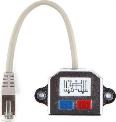 Разветвитель FTP RJ45 T568A/T568B - 2x RJ45 10/100 BASE-T NCA-SP-02 – фото 2