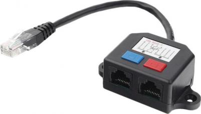 Разветвитель NCA-SP-01A UTP 1 порт RJ45 -> 2 порта RJ45 10/100 BASE-T – фото 4