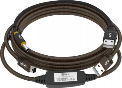 Активный кабель USB 2.0 Mini USB с усилителем сигнала/ 4673727304056