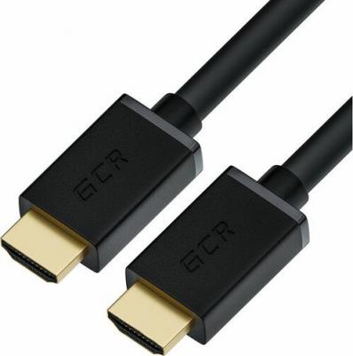 HDMI провод 1м Ultra HD 4K 3D 18 Гбит/с черный 24K GOLD для монитора проектора