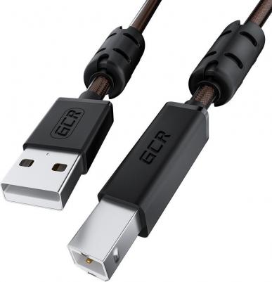 Кабель GRC PROF USB2.0 A/B 5м, Black (GCR-52419) – фото 1