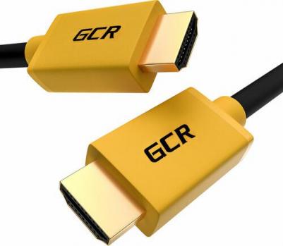 Кабель HDMI 2.0 0.5м, черный/желтый (GCR-HM441-0.5m)
