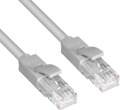 Кабель RJ45-RJ45 1,5м M-M Grey (GCR-LNC03-1.5m) – фото 1