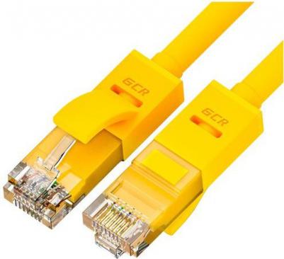 Кабель RJ45-RJ45 10м UTP кат.5e, Black (GCR-LNC06-10.0m)