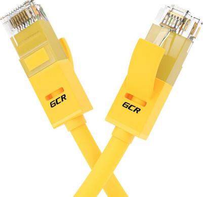 Кабель RJ45-RJ45 30м UTP кат.5e, Yellow (GCR-LNC02-30.0m) – фото 5