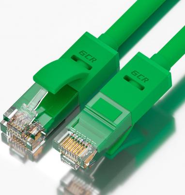 Кабель RJ45-RJ45 5м UTP кат.5e, Green (GCR-LNC05-5.0m) – фото 1