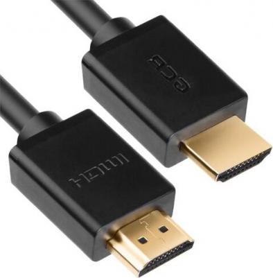 Кабель TV - TV; 0.5м черный (GCR-HM410-0.5m) – фото 1