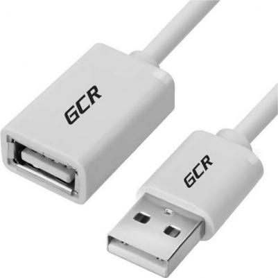 Кабель-удлинитель USB 2.0(Am)-USB 2.0(Af), экранированный, 50см, черный GCR-UEC6M-BB2S-0.5m