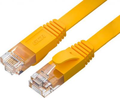 Патч-корд GCR-LNC65 UTP кат 6 кабель для интернета плоский 5метров 4603768530992 – фото 1