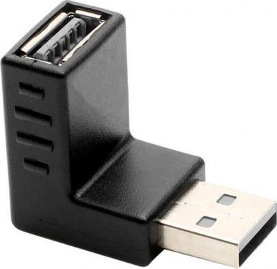 Переходник USB 2.0 AM / AF, угловой