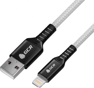 Суперпрочный кабель для iPhone PREMIUM 1.2м MFI зарядка iPhone 8 X 11 12 iPad new IOS Lightning черно-белый нейлон 2.4A провод для айфона – фото 2