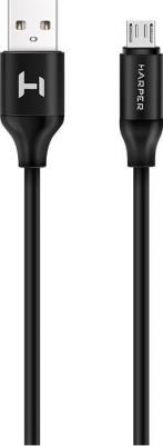 Кабель SCH-330, USB A(m), micro USB B (m), 1м, черный – фото 1